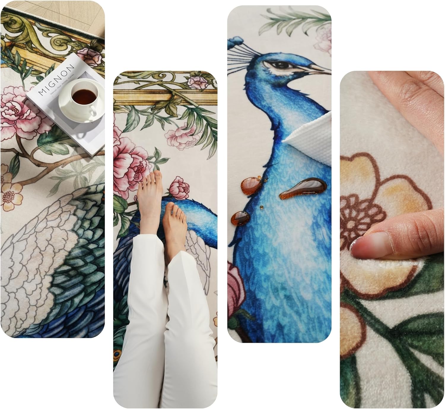 Vowkten Peacock Door Mat
