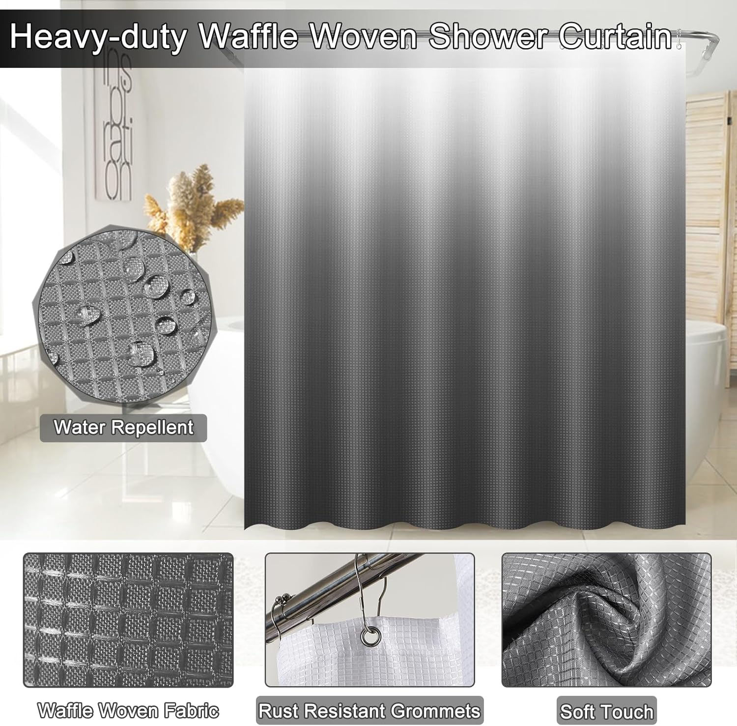 32-Piece Grey Bathroom Accessories Set