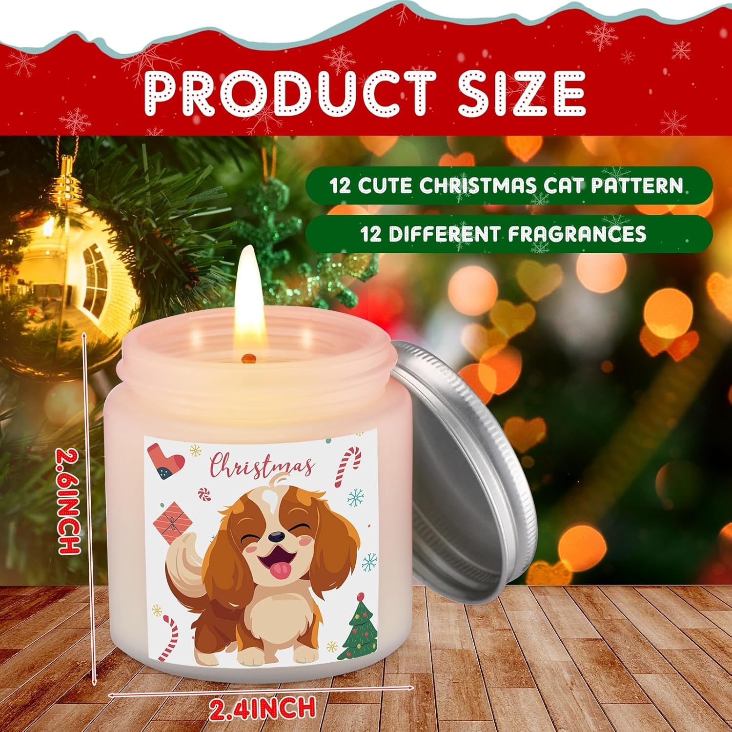Nuanchu 12 Pcs Scented Jar Candles for Home andbgftpresents