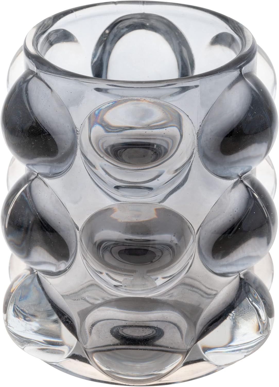 Karma Lucia Hobnail Votive Candle Holder Gray