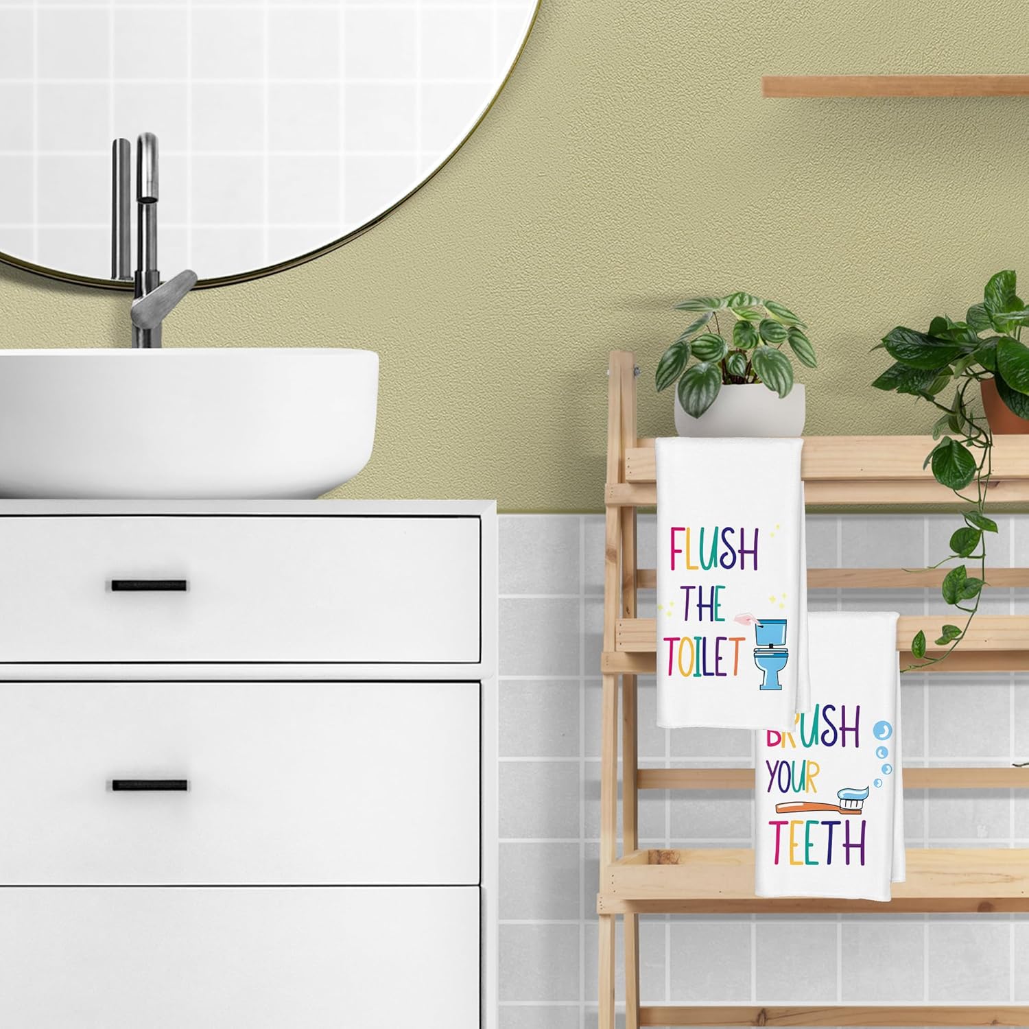 CIOJUNE Kids Bath Towels 16x24 Set of 2