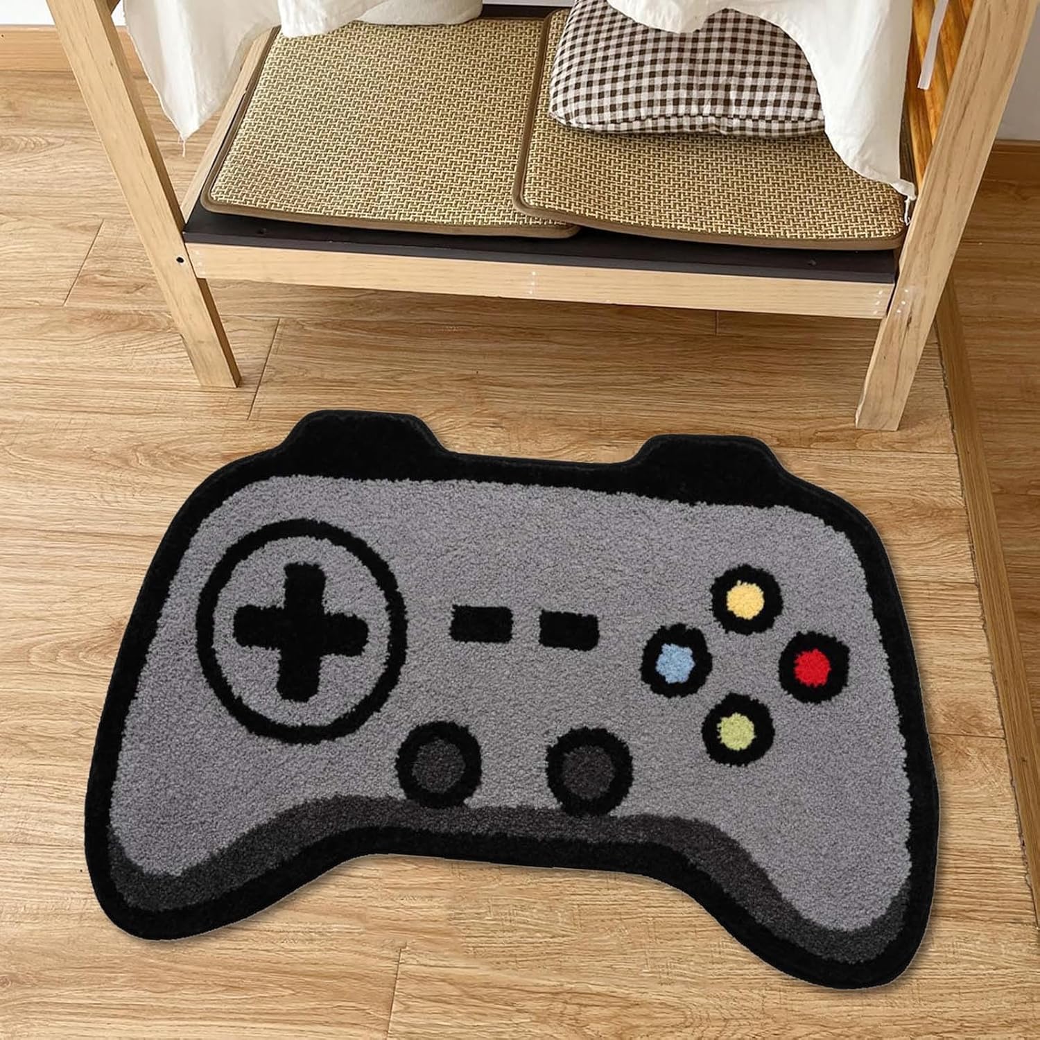 Cute Gamepad Shaped Bath Mat - Non-Slip Soft and Absorbent