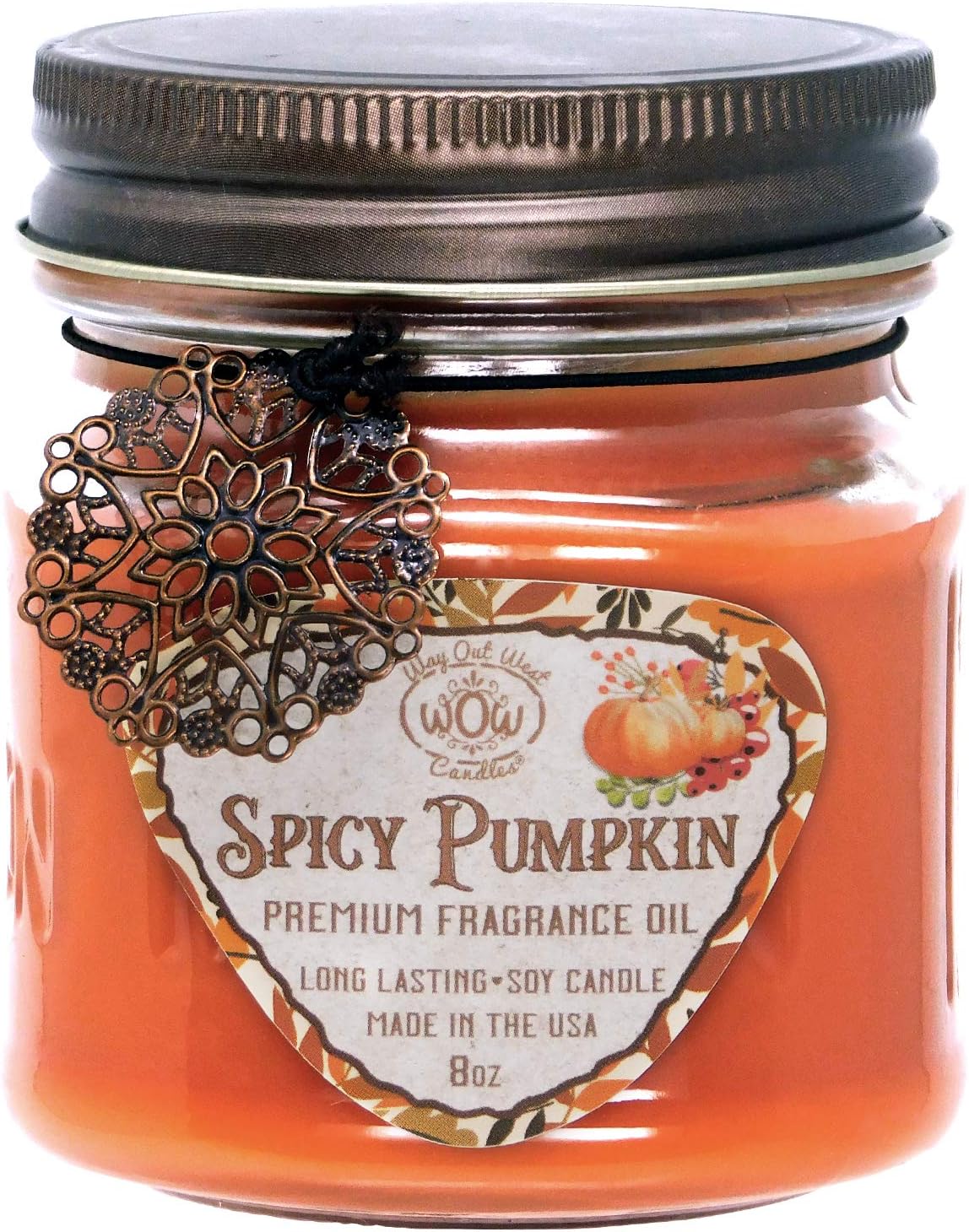Scented Jar Candles Set of 2 - Sassy Sangria Spicy Pumpkin