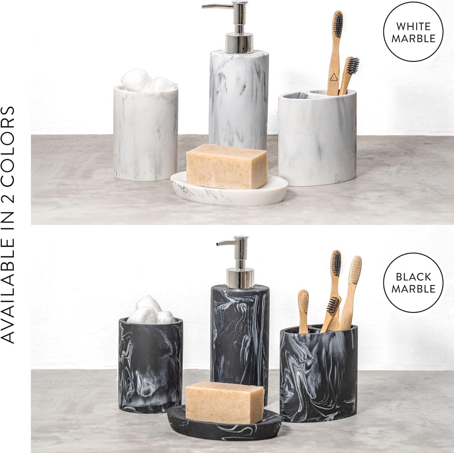 ZCCZ 4-Piece Bathroom Accessories Set