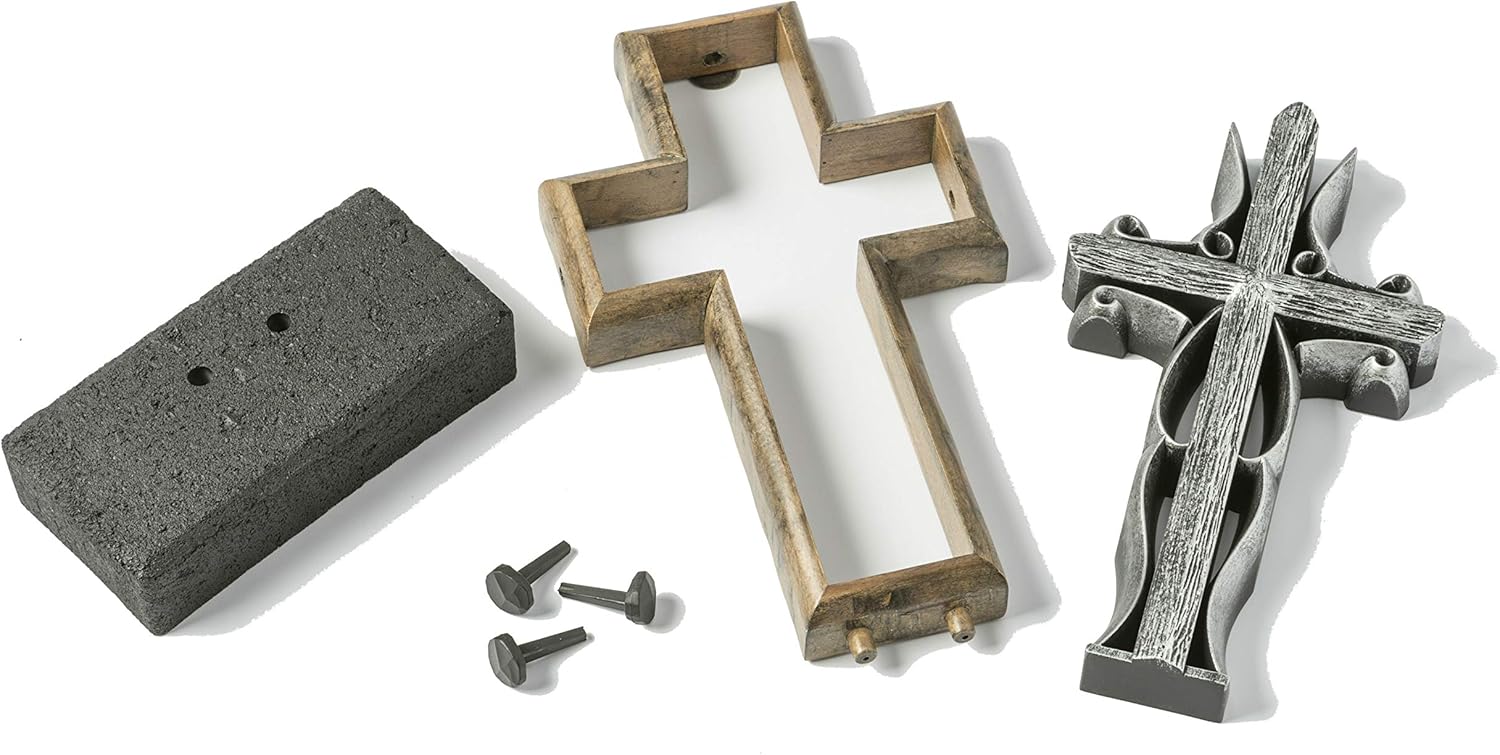 The Hand-Scraped Rustic Beech Iron Unity Cross