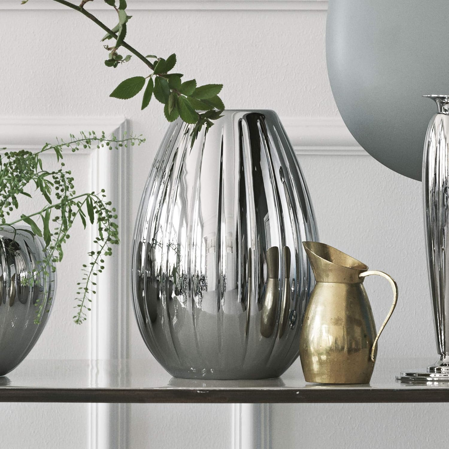 Georg Jensen Bernadotte Candleholder Set 2-Piece - Elegant Pair of Timeless Candleholders