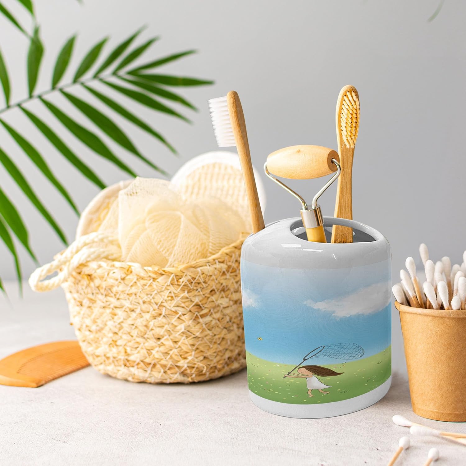 All-in-One Toothbrush and Soap Organizer