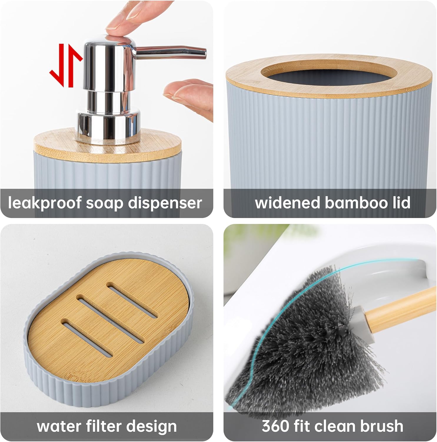 Fun Memories - 6-Piece Bathroom Accessory Set
