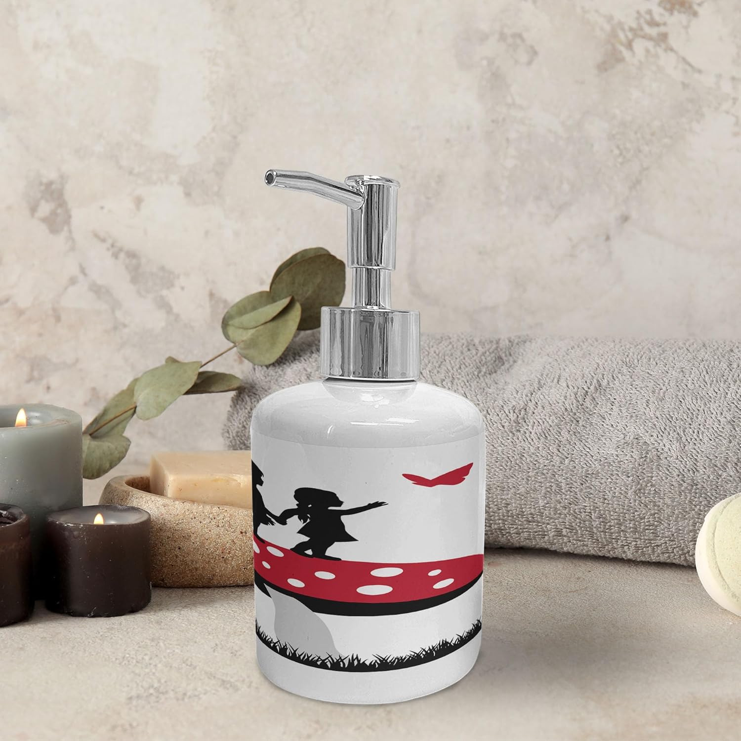 Unique Mushroom Toothbrush Holder Set
