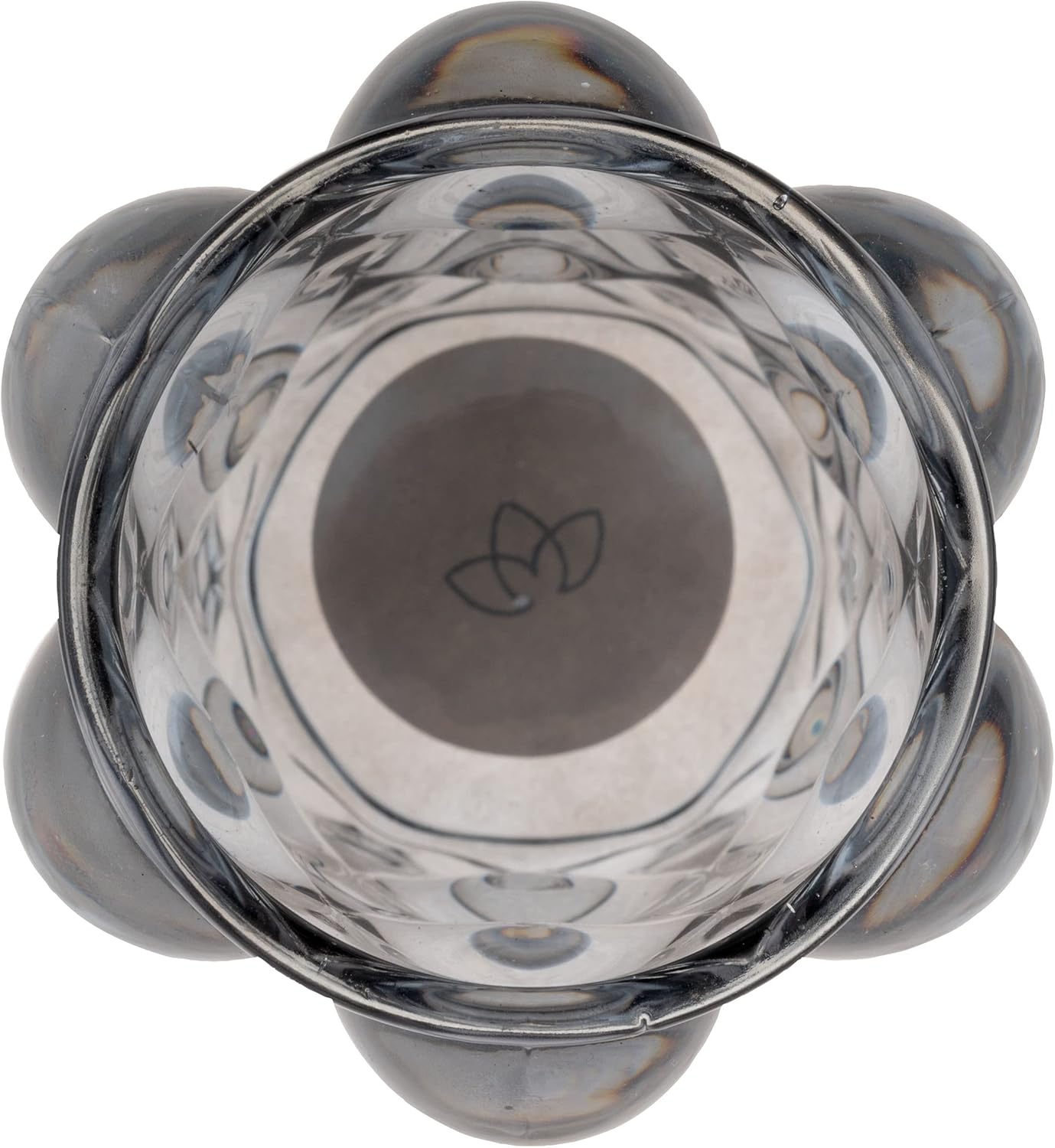 Karma Lucia Hobnail Votive Candle Holder Gray