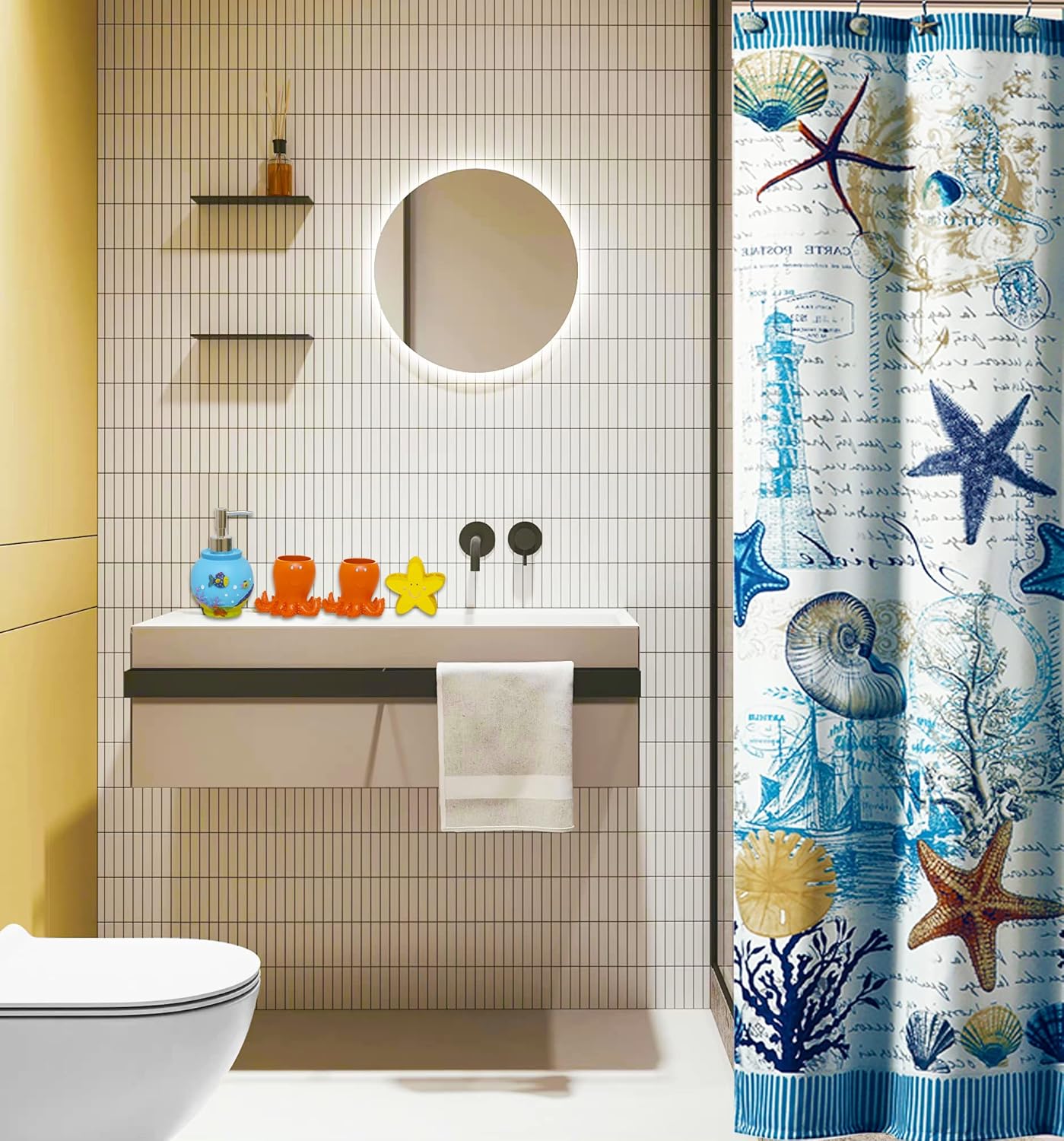 LUANT Decorative Bathroom Accessories Set