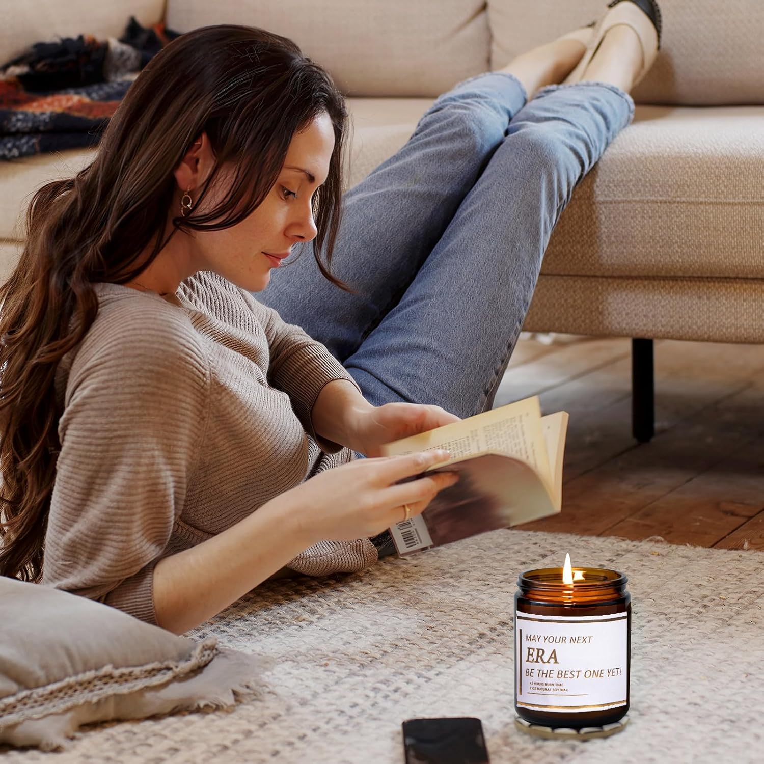 Music Lover Birthday Gift Scented Candle Lavender