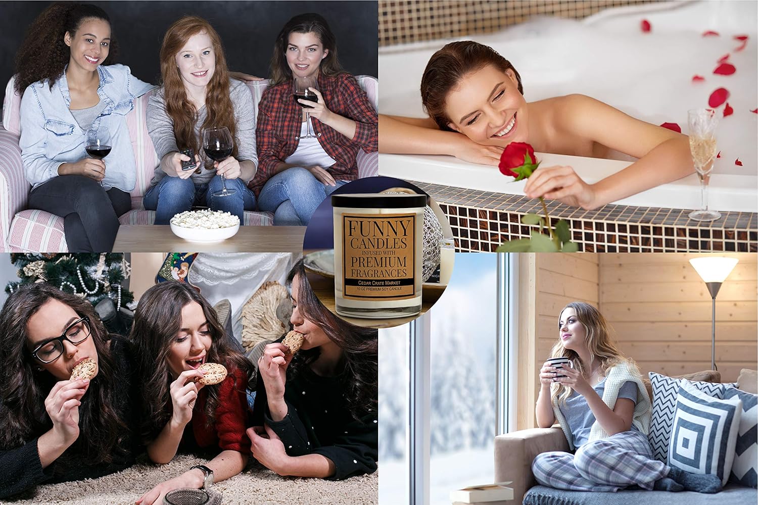 Curious Cat - 100 Soy-Candle for Women 10oz Jar Gift