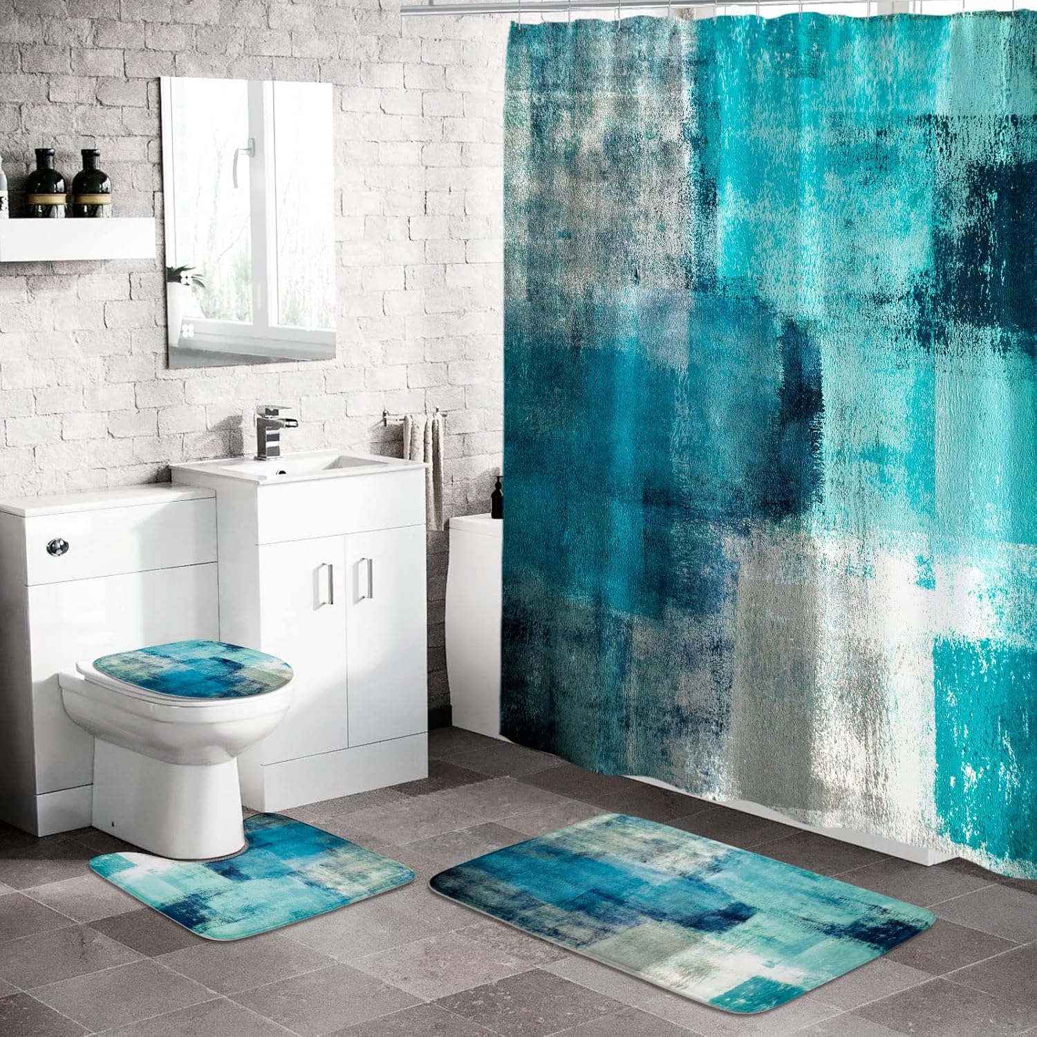 Chic 4-Piece Bathroom Set
