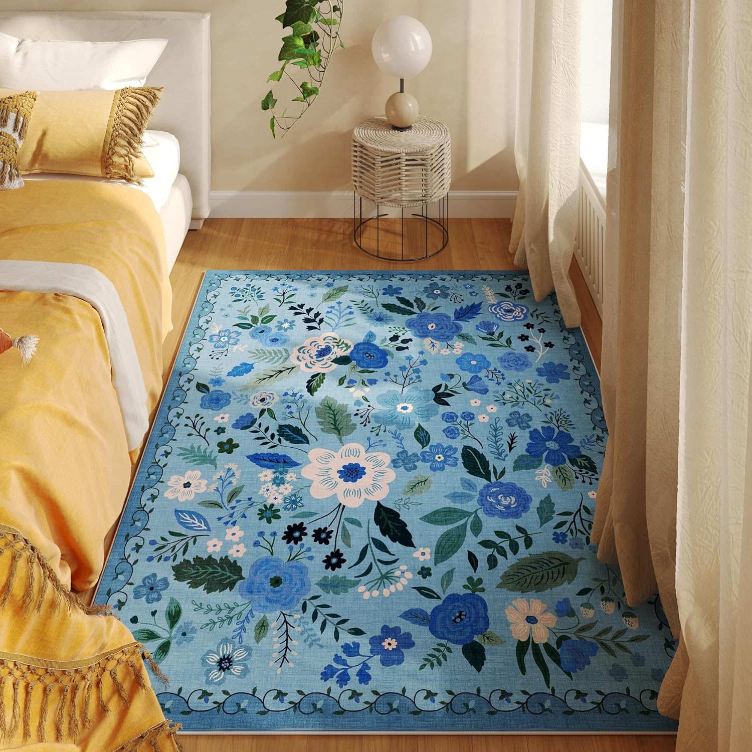 Perfect for Kids Families Washable Area Rug